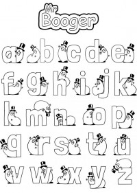 Alphabet - Mr Booger