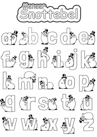 Alfabet - Meneer Snottebel