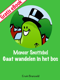 Meneer Snottebel gaat wandelen in het bos